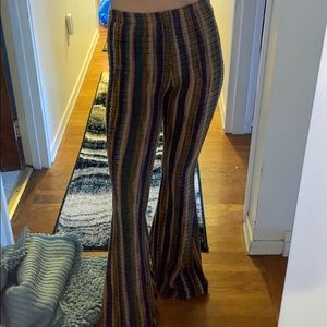 Jazzy Striped Flare bell pants